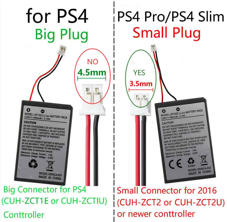 Batería para PCG 505G/A4G PCG 505GX/PCG 505G/A4G PCG 505GX/PCG 505G/A4G PCG 505GX/PCG 505G/A4G PCG 505GX/Sony PS4 Pro PS4 Slim CUH ZCT2 CUH ZCT2U